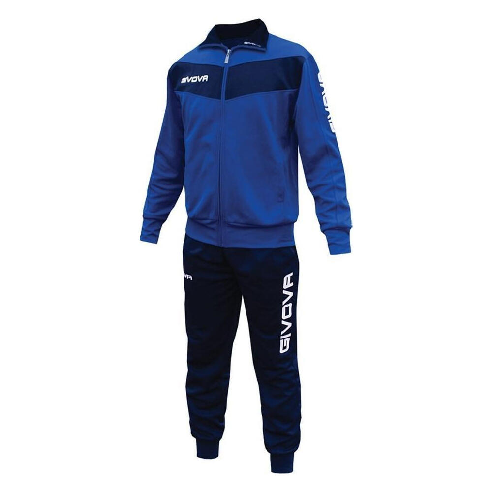 Givova - Ensemble De Survêtement Tuta Visa Homme (bleu Roi / Bleu Marine) - Survêtement - Bleu - 48 Xl - Decathlon