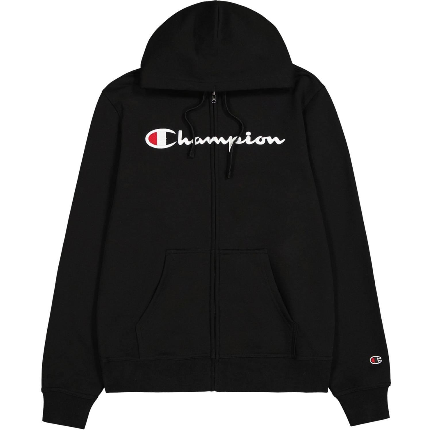Heren Full Zip Hoodie (Zwart) 2/3