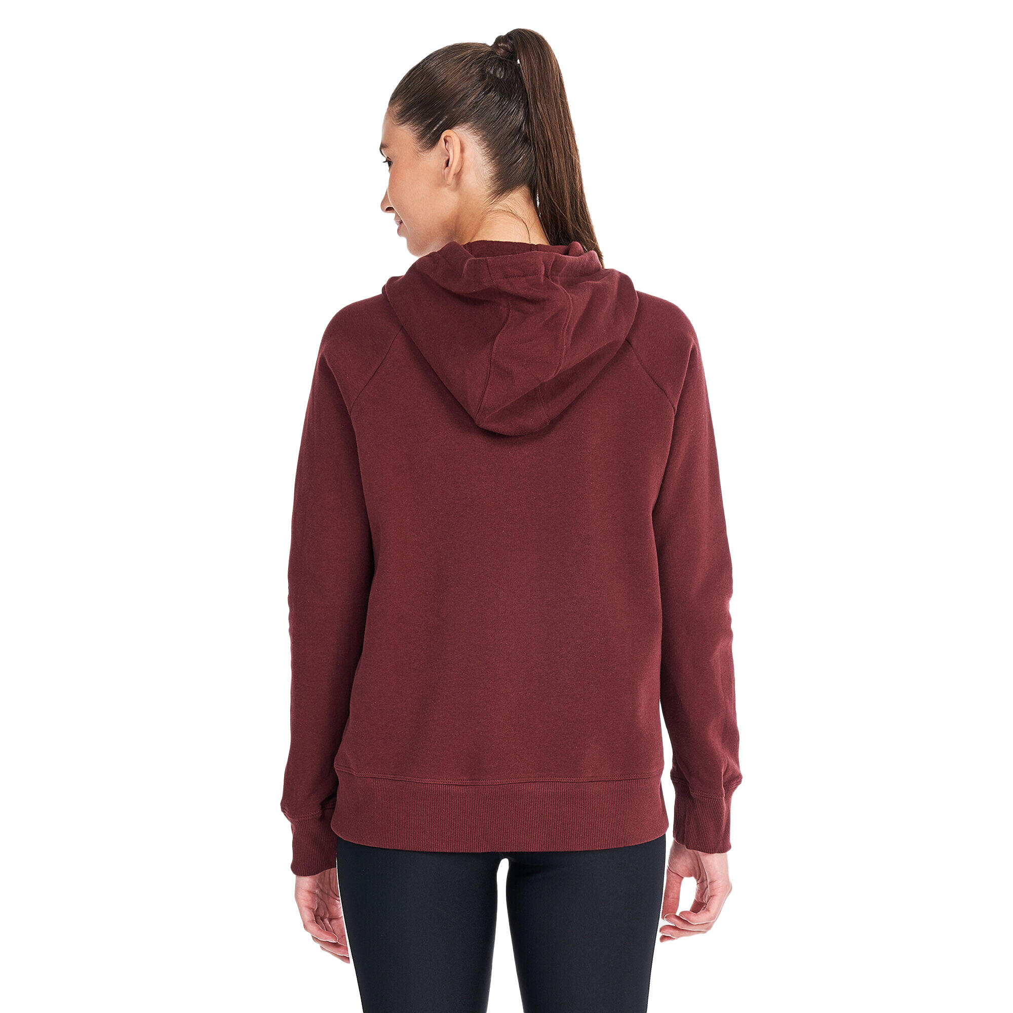 Női Rival Logo Fleece kapucnis kapucnis pulóver 2/5