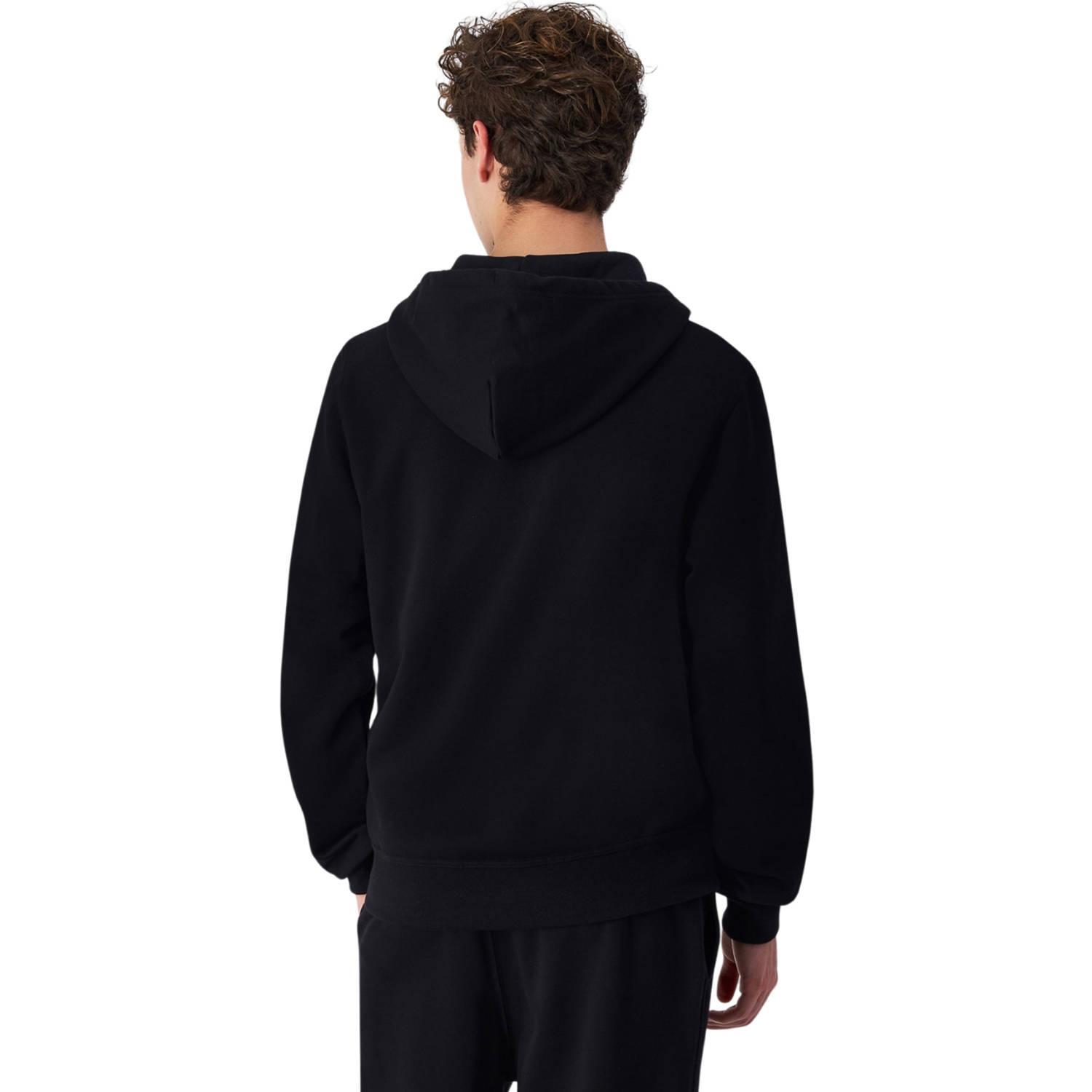 Heren Full Zip Hoodie (Zwart) 3/3