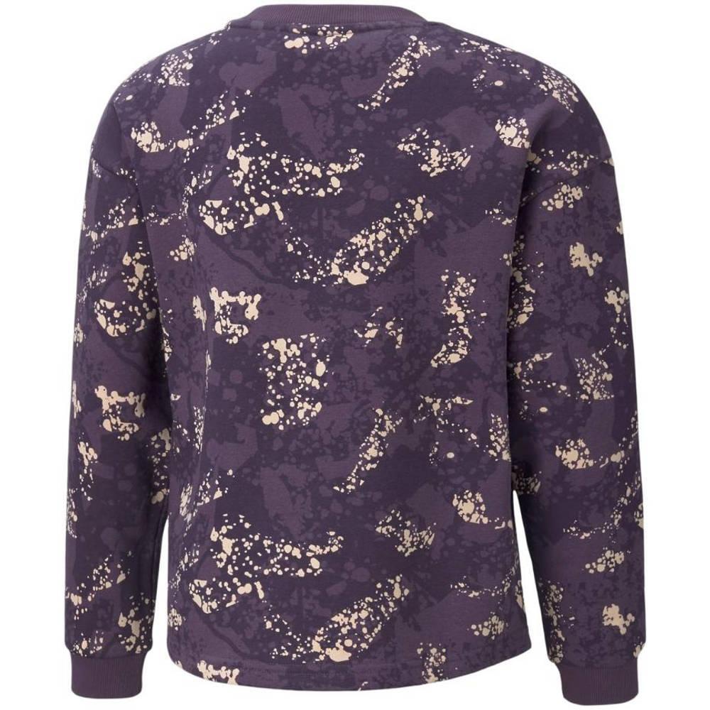 "Alpha" Sweatshirt Rundhalsausschnitt für Kinder Veilchen 2/7