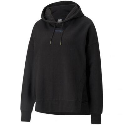 Dames sueded hoodie (wit)