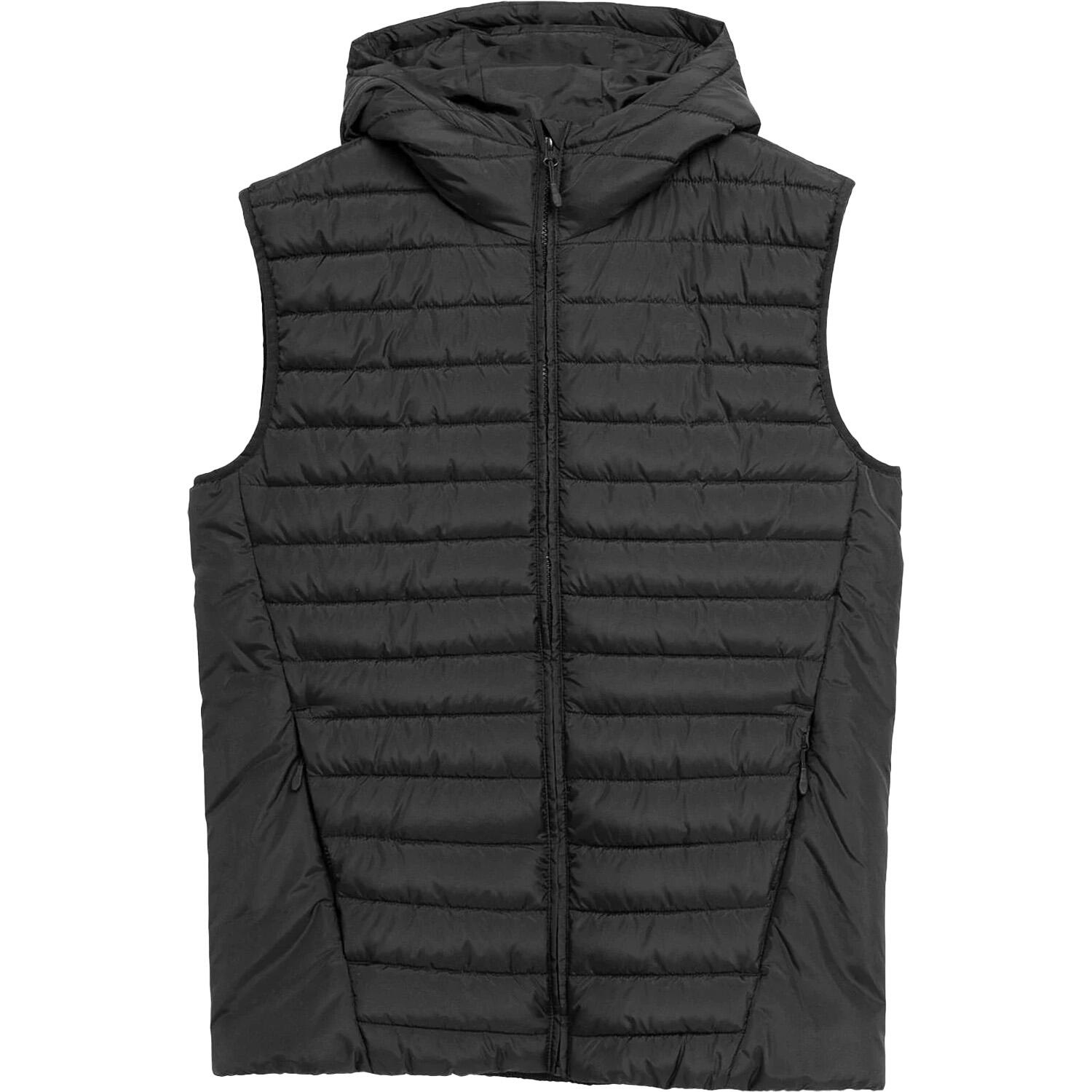 4f - Veste Sans Manches Aw23tvesm063 Homme (noir) - Gilet Sans Manche - Noir - 40 M - Decathlon