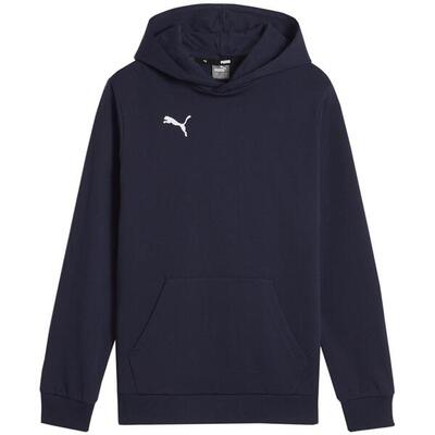 Felpa Con Cappuccio Bambini Puma Team Goal Casual Blu Navy