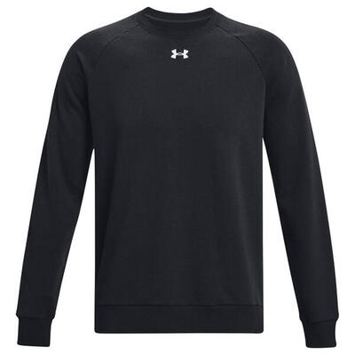 Heren rival fleece crew hals trui (zwart)