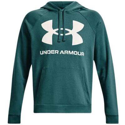 Heren rival fleece hoodie (groen)
