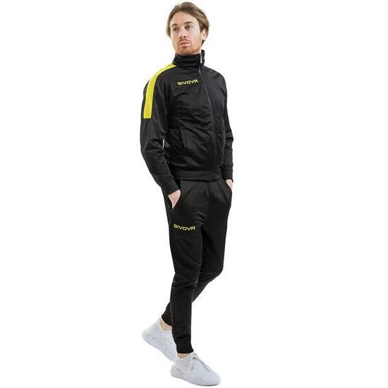 Ensemble De Survêtement TUTA REVOLUTION Homme (Noir / Jaune)