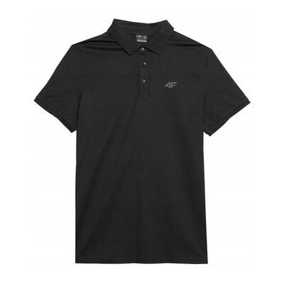Heren logo poloshirt (zwart)