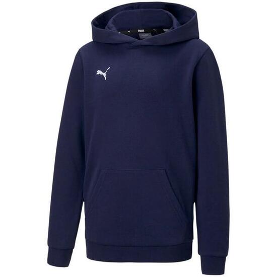 Felpa Con Cappuccio Casual Bambini Puma TeamGoal 23 Grigio Argento