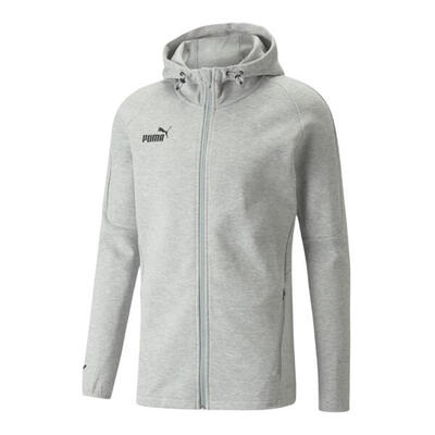 Heren teamfinal full zip hoodie (grijs)