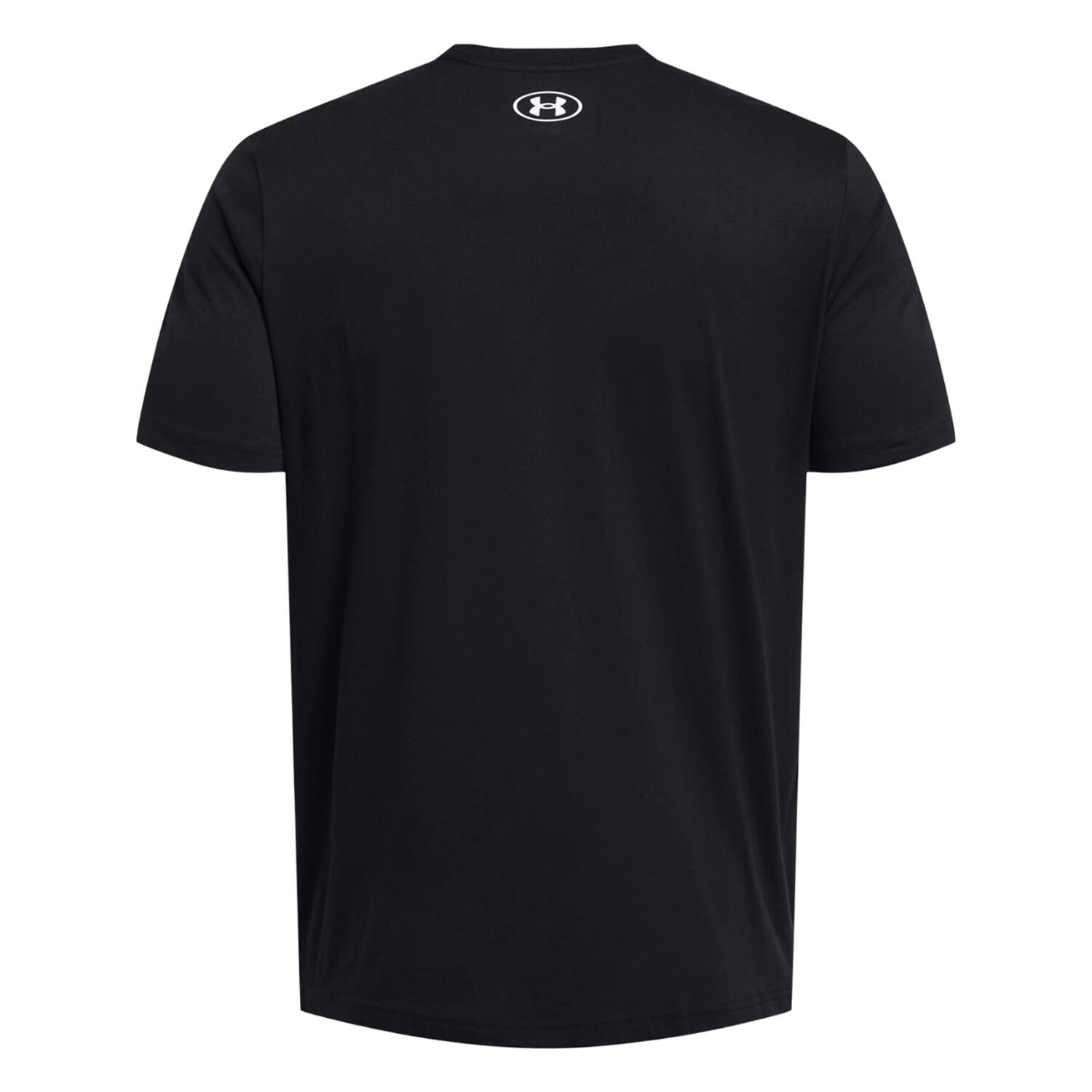Maglietta Logo Uomo Under Armour 1382911 432 Nero 2/8
