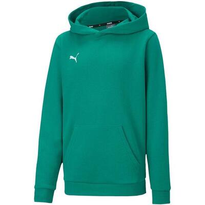 Felpa Con Cappuccio Casual Bambini Puma TeamGoal 23 Grigio Argento