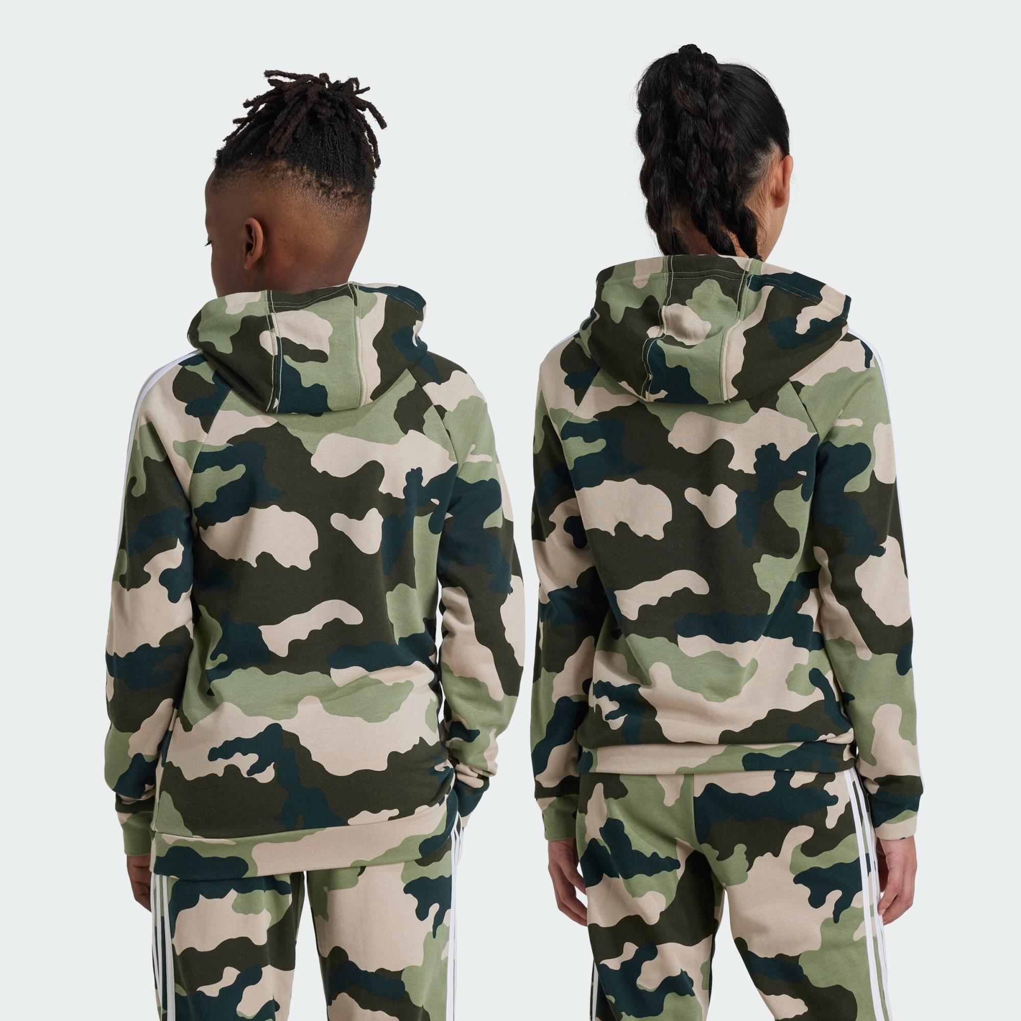 Sweat-shirt à capuche imprimé intégral Essentials Enfants 3/5