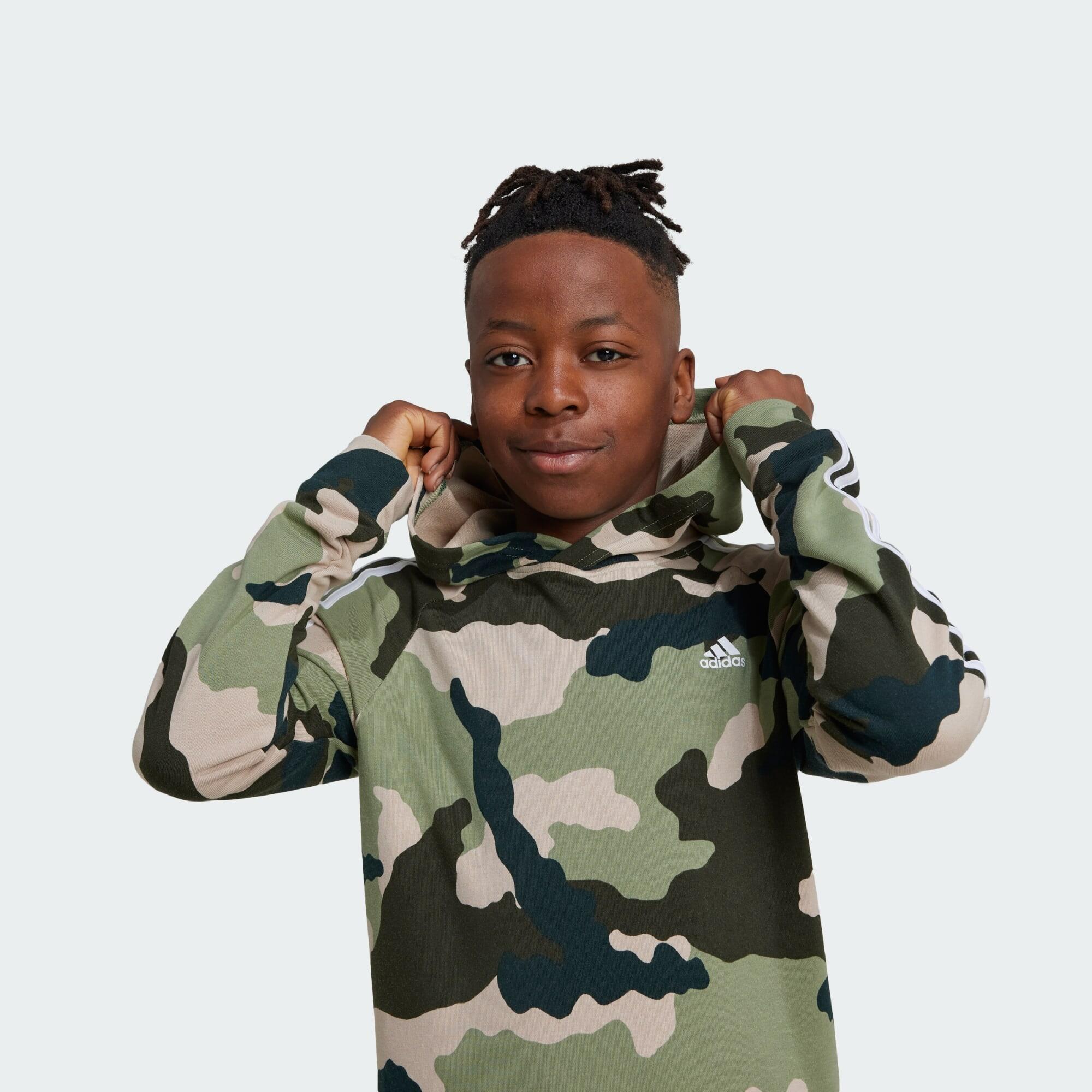 Sweat-shirt à capuche imprimé intégral Essentials Enfants 4/5