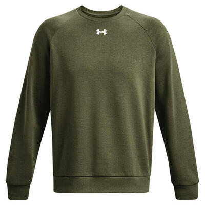 Heren rival fleece crew hals trui (groen)