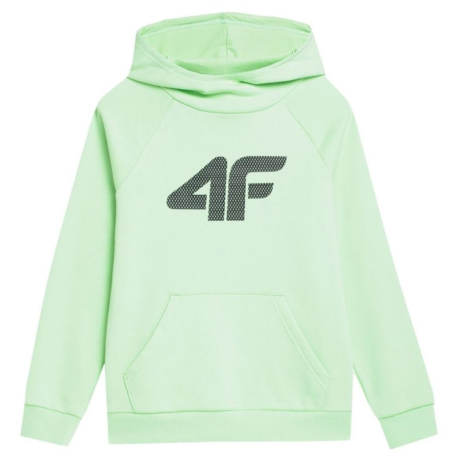 4f - Sweat À Capuche Jss23tswsm220 Enfant (vert) - Sweat-shirt - Vert - Decathlon