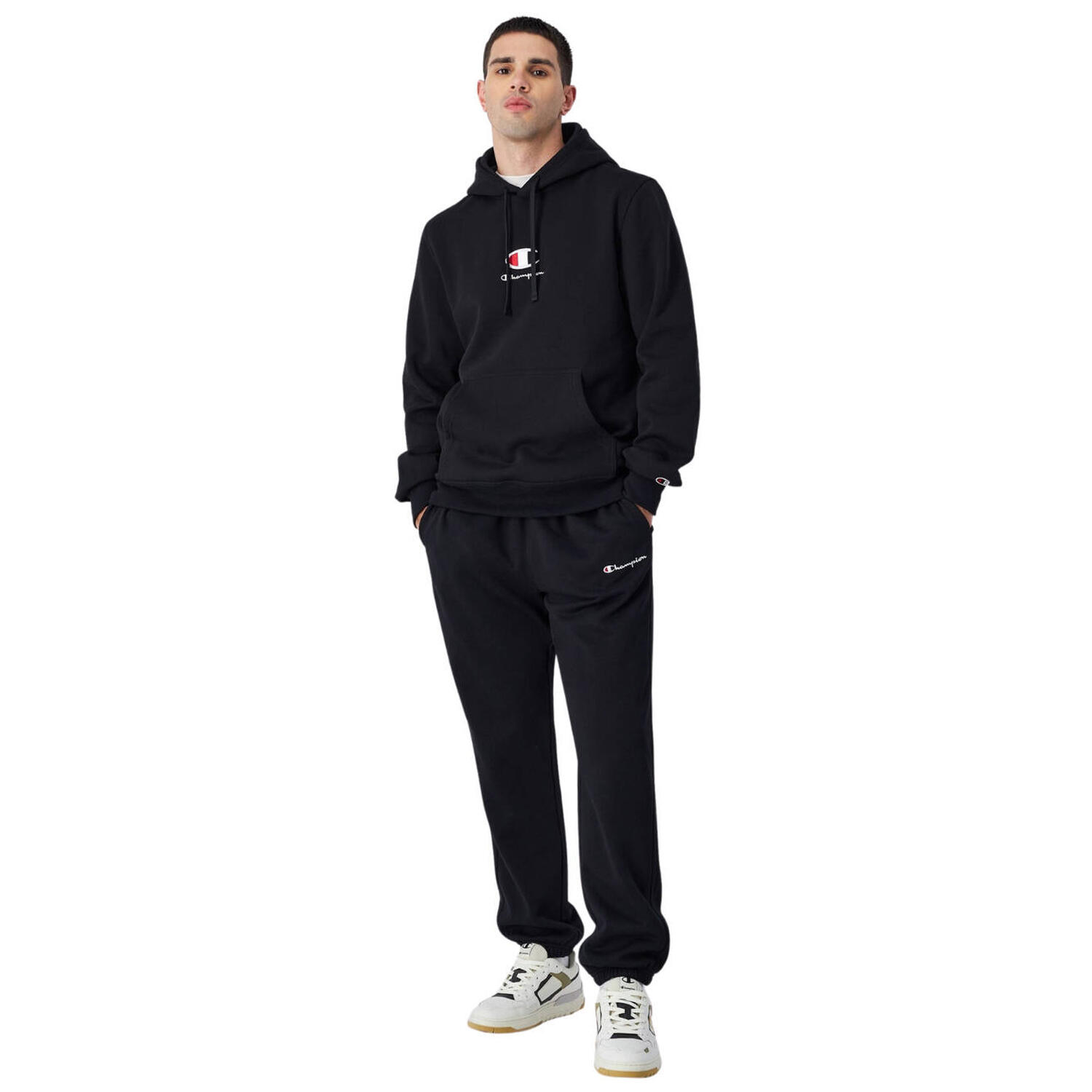 Heren 220268 Hoodie (Zwart) 3/3
