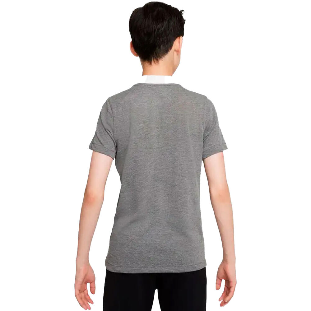 Maglietta Polo Ragazzi Nike Park 20 Grigio 3/4