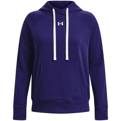 Dames rival fleece hoodie (zwart)
