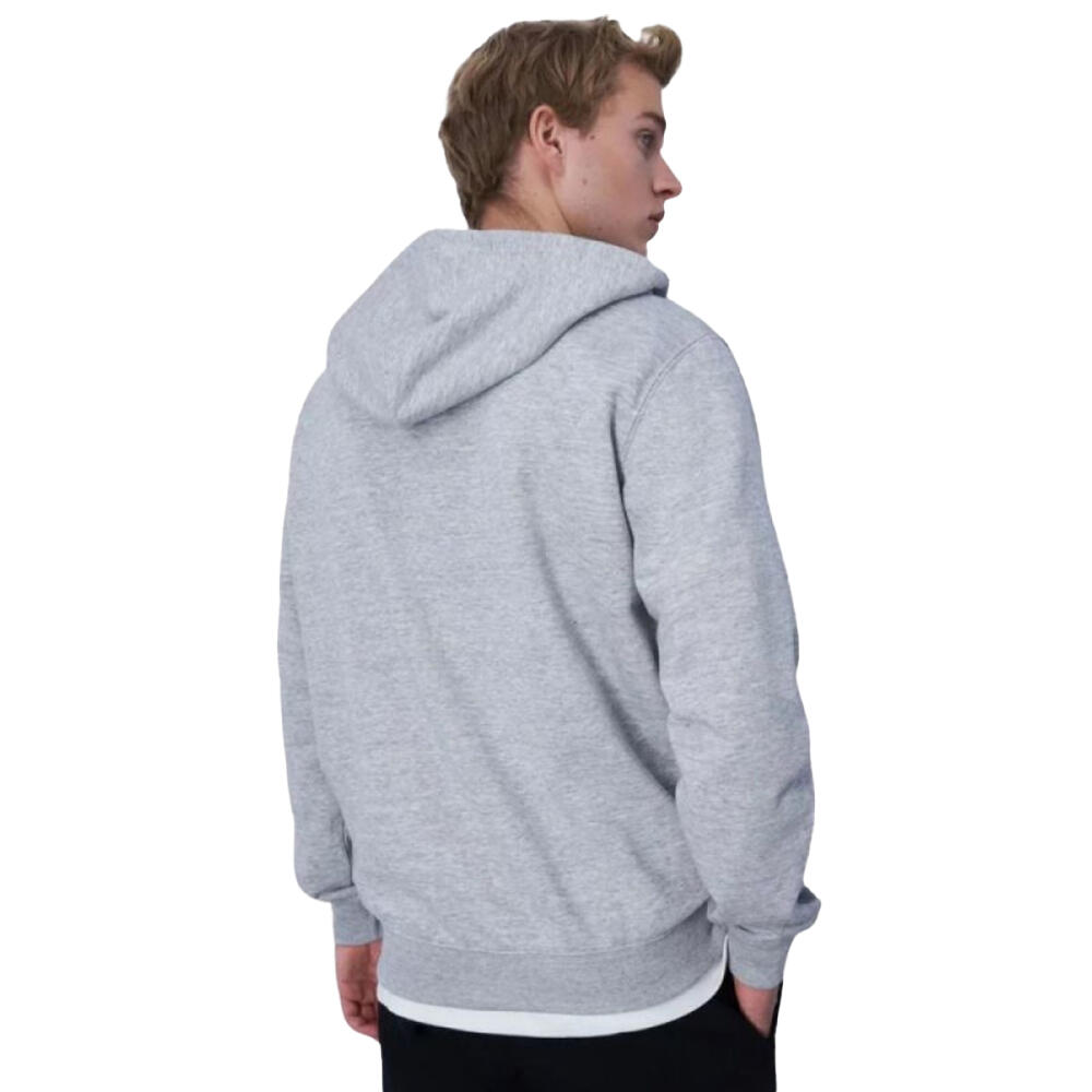 Heren 220260 EM021 Full Zip Hoodie (Grijs/zilver) 2/3