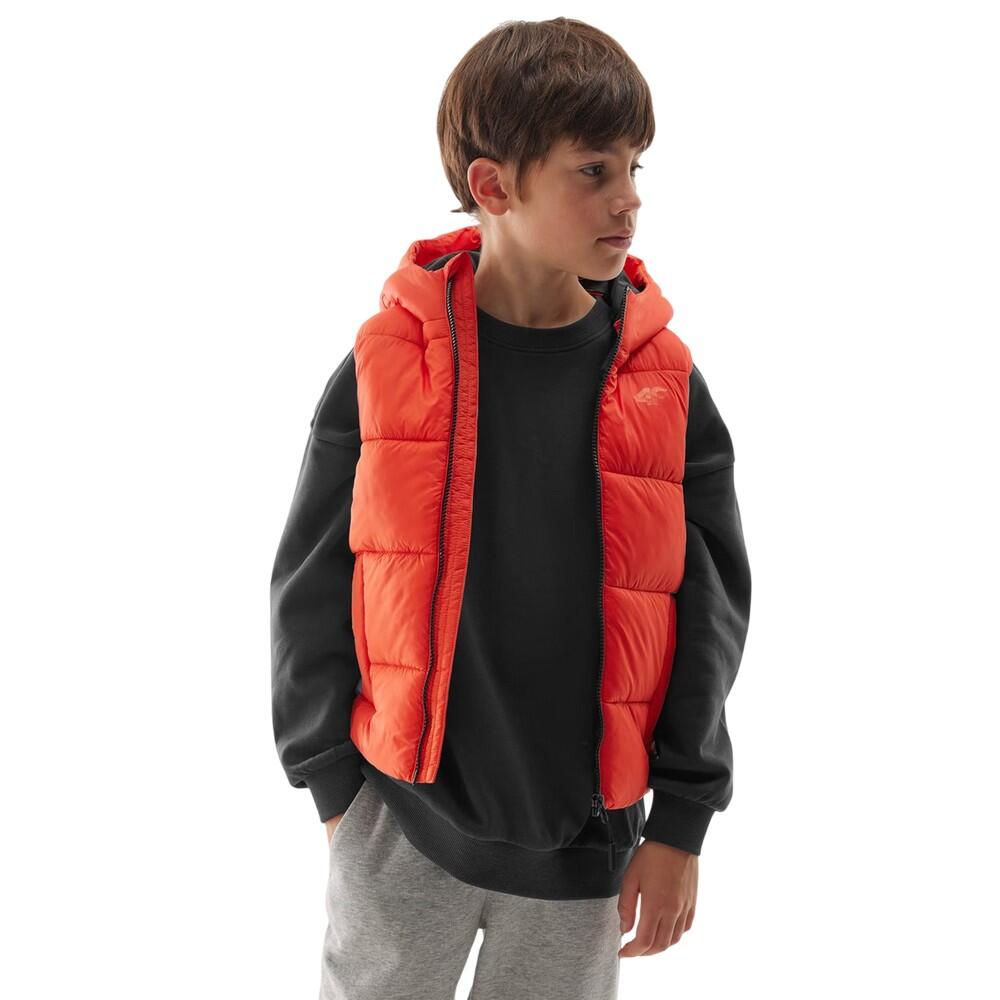 Kinderen/Kids JWAW24TVJAM134 Bodywarmer met capuchon (Rood) 1/3