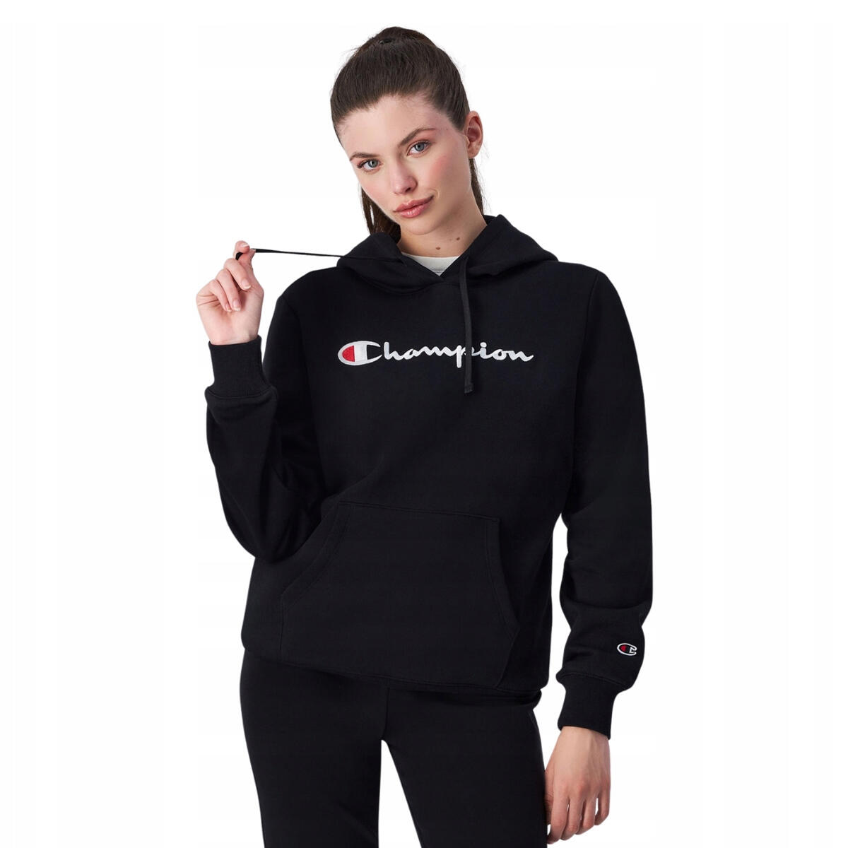 Dames 117529 Hoodie (Zwart) 3/4