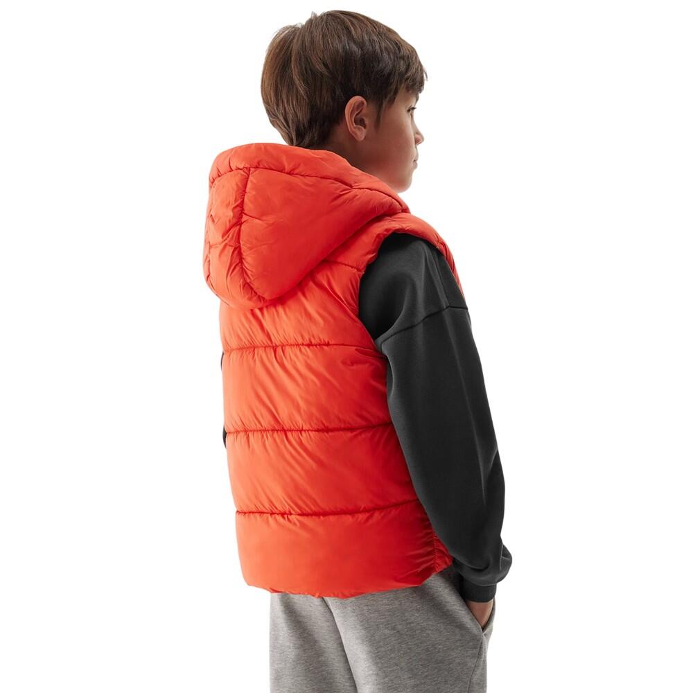 Kinderen/Kids JWAW24TVJAM134 Bodywarmer met capuchon (Rood) 3/3