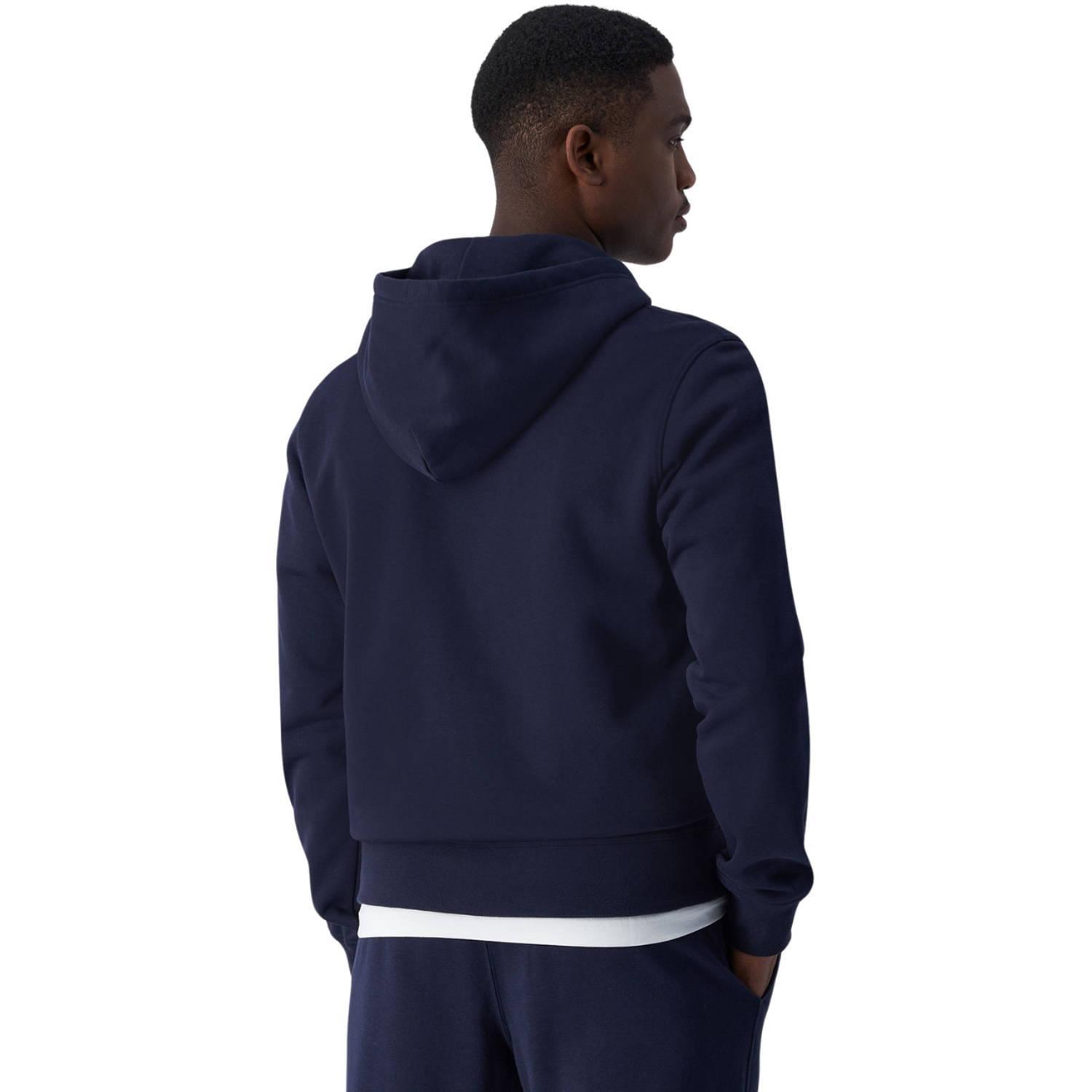 Heren Full Zip Hoodie (Marineblauw) 3/3