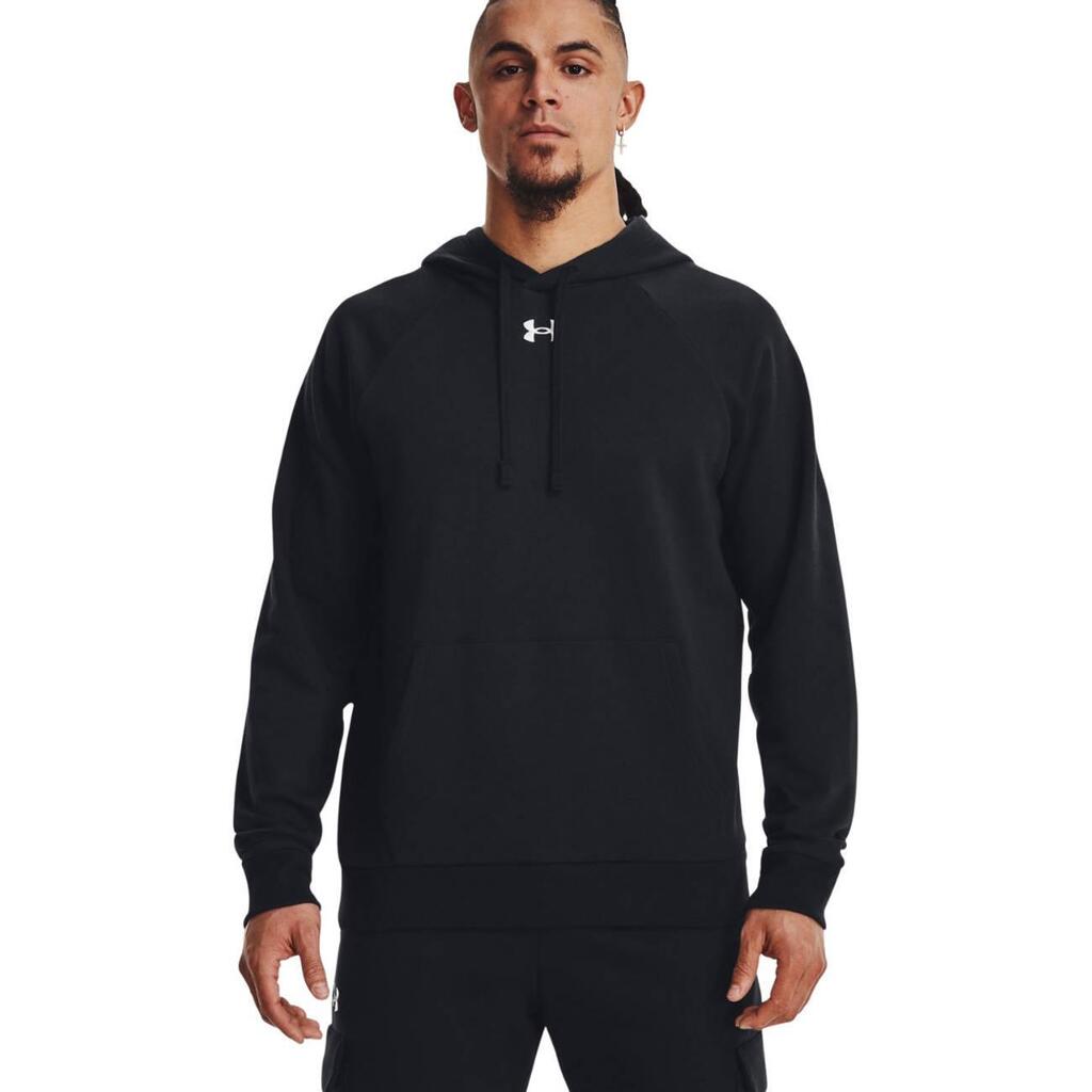 Mens Rival Fleece Hoodie (Black)