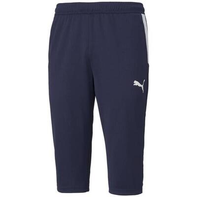 Heren teamliga 3/4 korte broek met pasvorm (marineblauw)