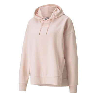 Dames haar tr hoodie (roze)