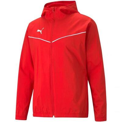 Heren teamrise all weather jacket (rood)