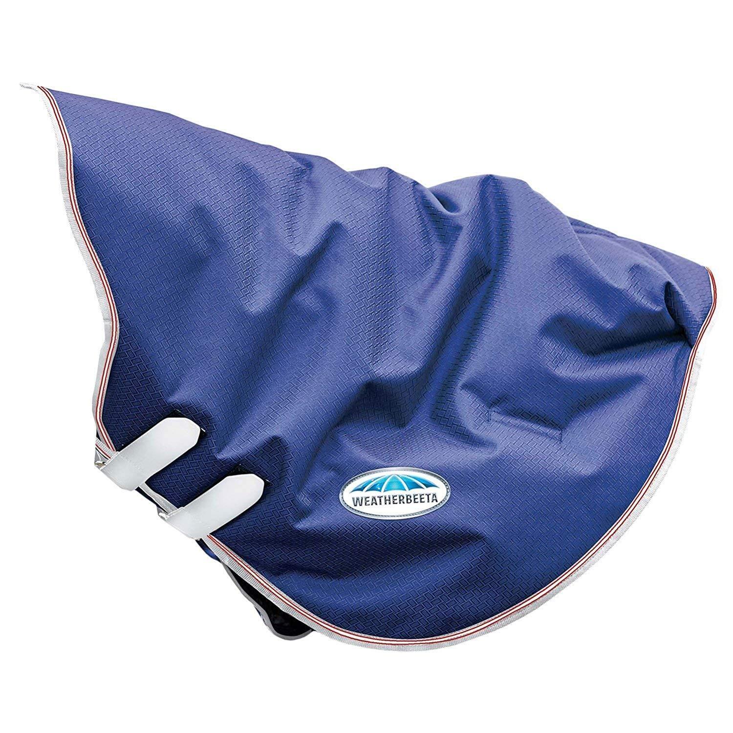 WEATHERBEETA Comfitec Essential Lite Neck Rug (Navy/Silver/Red)