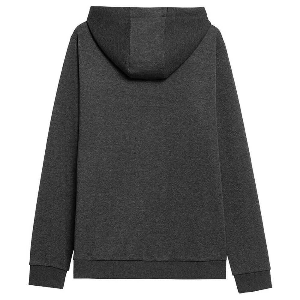 Felpa Con Cappuccio E Zip Intera Uomo 4F H4Z22 Grafite 2/3