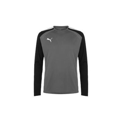 Heren teampacer keepershirt met lange mouwen (grijs/zwart)
