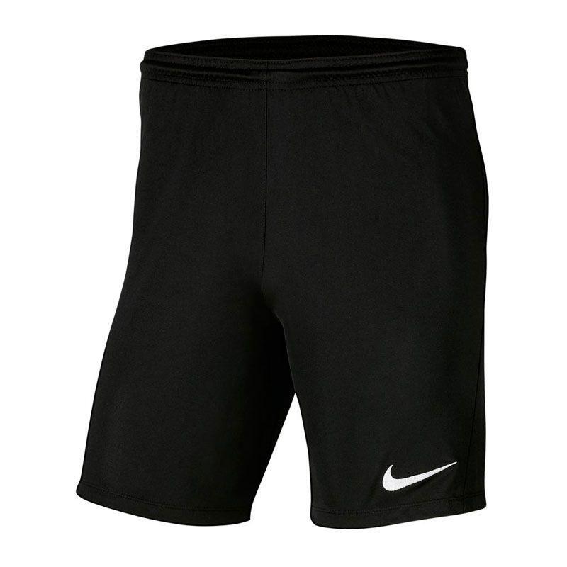 NIKE Gebreide Park III Korte Broek voor Kinderen/Kinderen (Zwart)