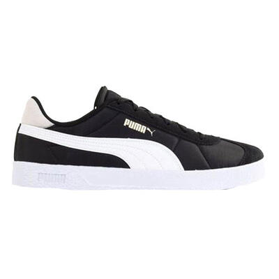 Heren club suède bekleding trainers (zwart)