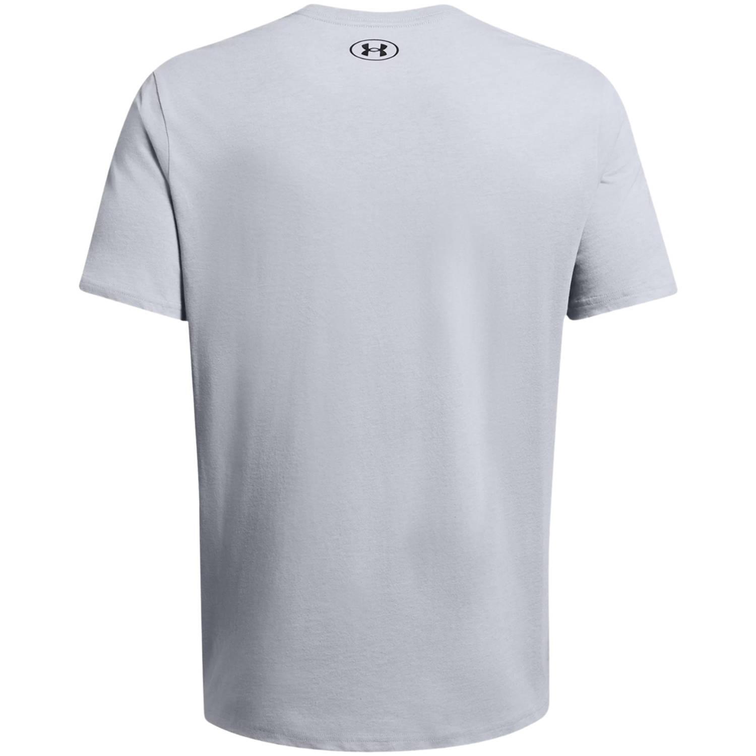 Maglietta Uomo Under Armour Grigio Argento 3/5