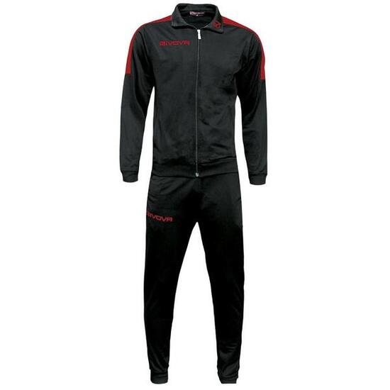 Ensemble De Survêtement TUTA REVOLUTION Homme (Noir / Rouge)