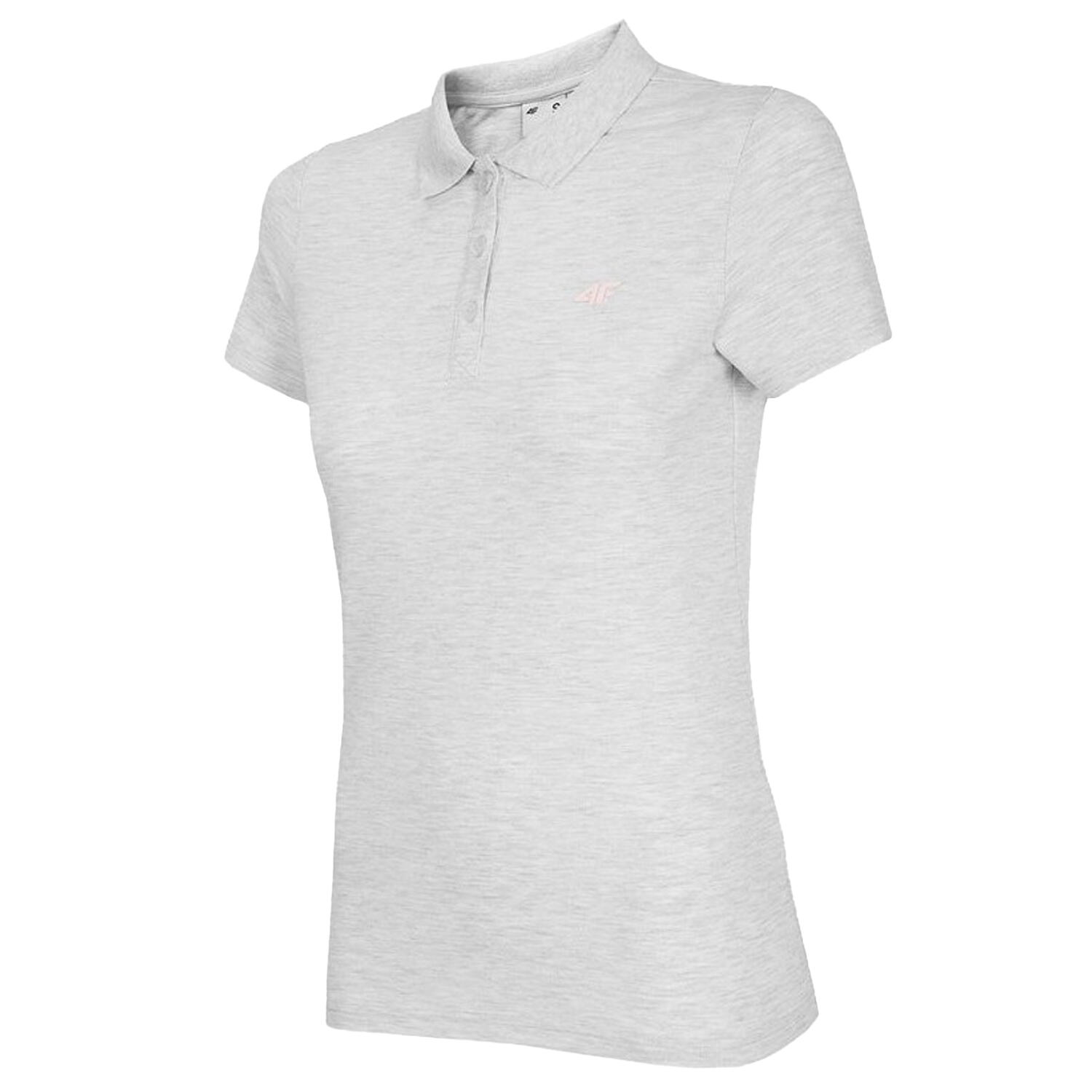 4f - Polo Nosh4 Tsd007 Femme (gris) - T-shirt Manches Courtes - Gris - S - Decathlon