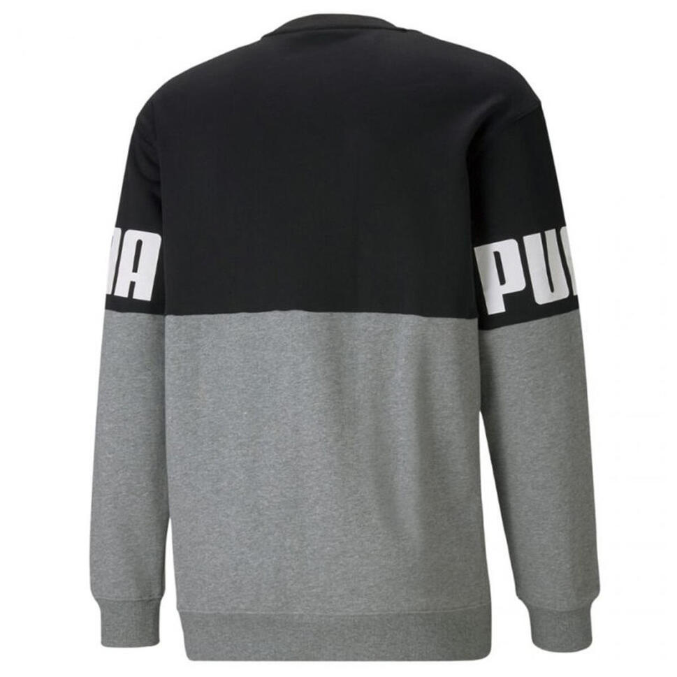 Męska Bluza Power Colour Block Z Okrągłym Dekoltem