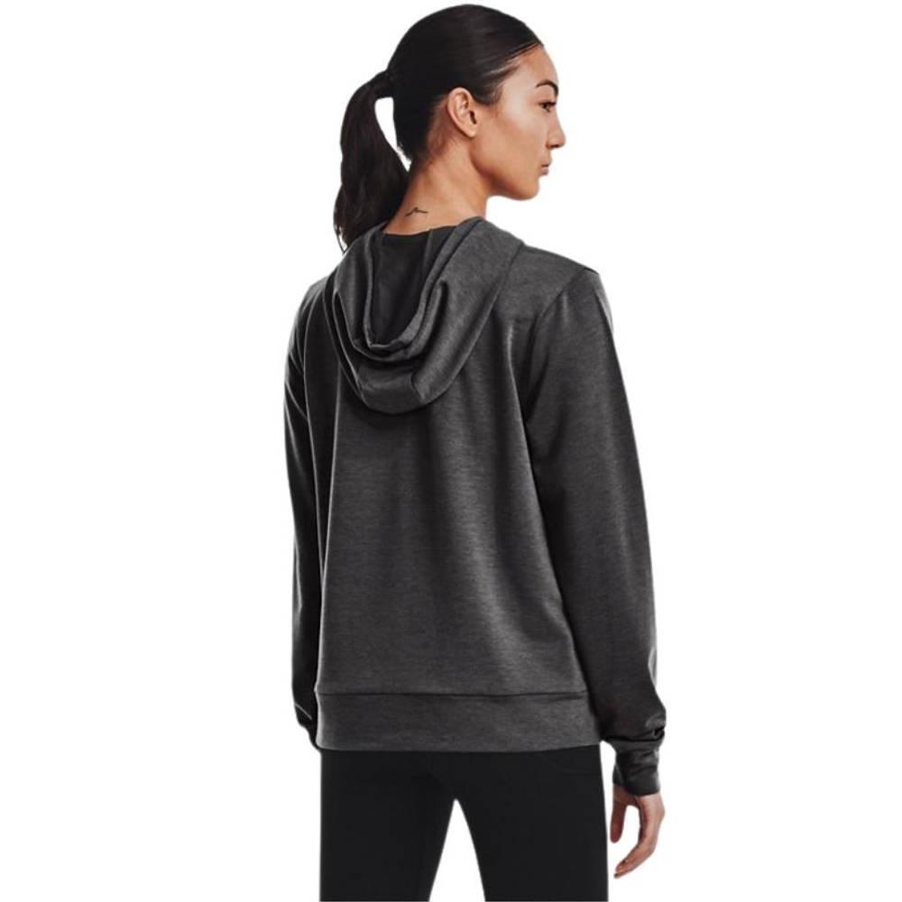 Felpa Con Cappuccio Donna Under Armour Rival Terry Grafite 4/5