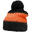 Gorro Velo Logótipo HJZ22 Preto / Laranja