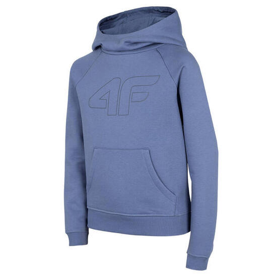 Sweat À Capuche HJZ22 Fille (Bleu Denim)