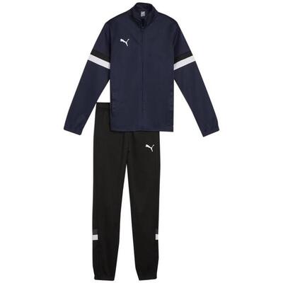 Kinderen/kinderen team rise trainingspak (zwart/navy blue)