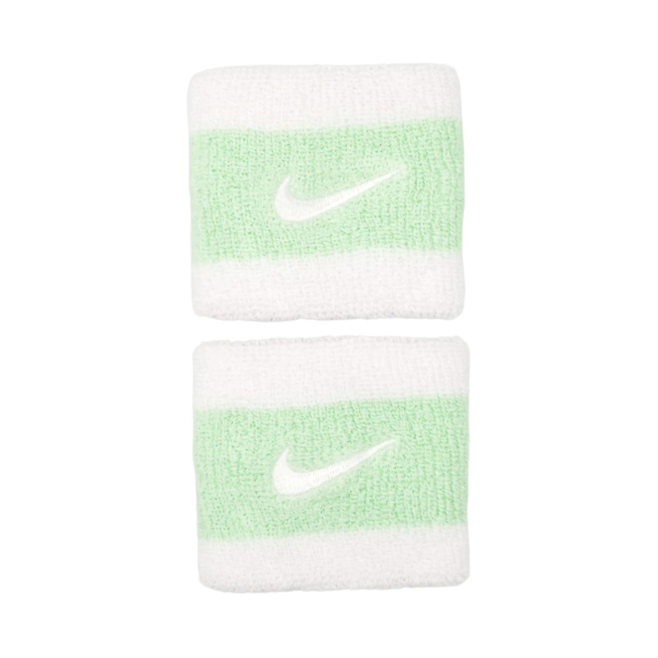 Pulseira de swoosh (pacote de 2) branco / verde