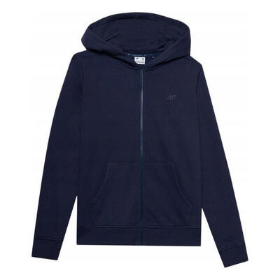 Dames f0956 hoodie met volledige rits (marineblauw)