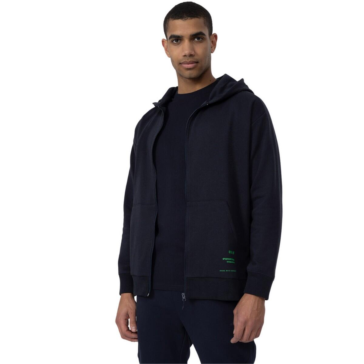 4f - Veste À Capuche Homme (bleu Marine) - Sweat-shirt - Bleu - S - Decathlon