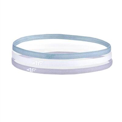 U093 logo hoofdband (set van 3) (blauw/wit/grijs)