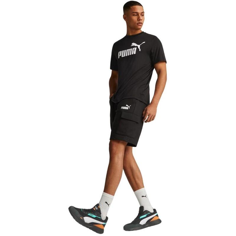 Short À Poches ESSENTIALS Homme (Noir)